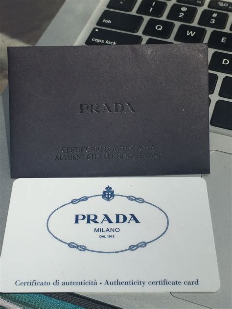 fake prada box|prada authenticity card.